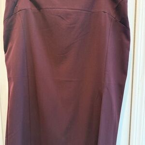 New York & Company Deep Purple Pencil Skirt